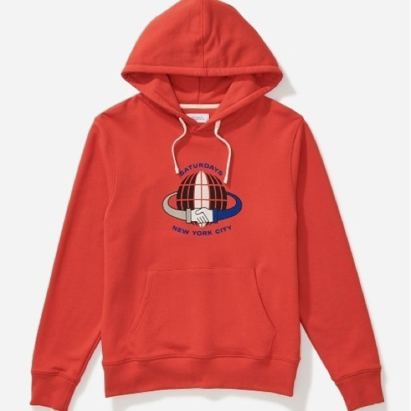 Saturdays New York City Bold Red  Hoodie - Picture 2 of 11